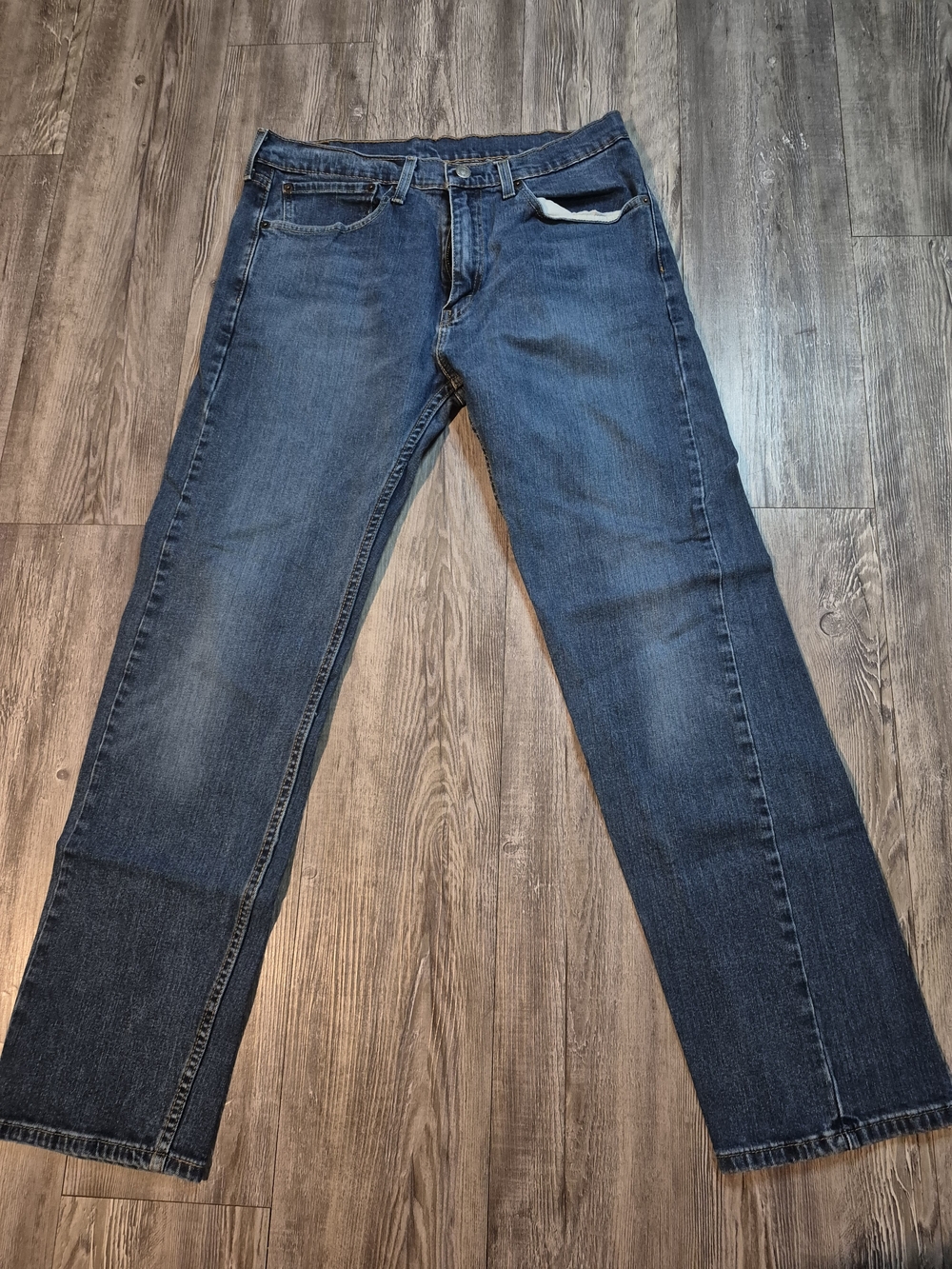 Levi Men's Straight Jeans in Deep Indigo
